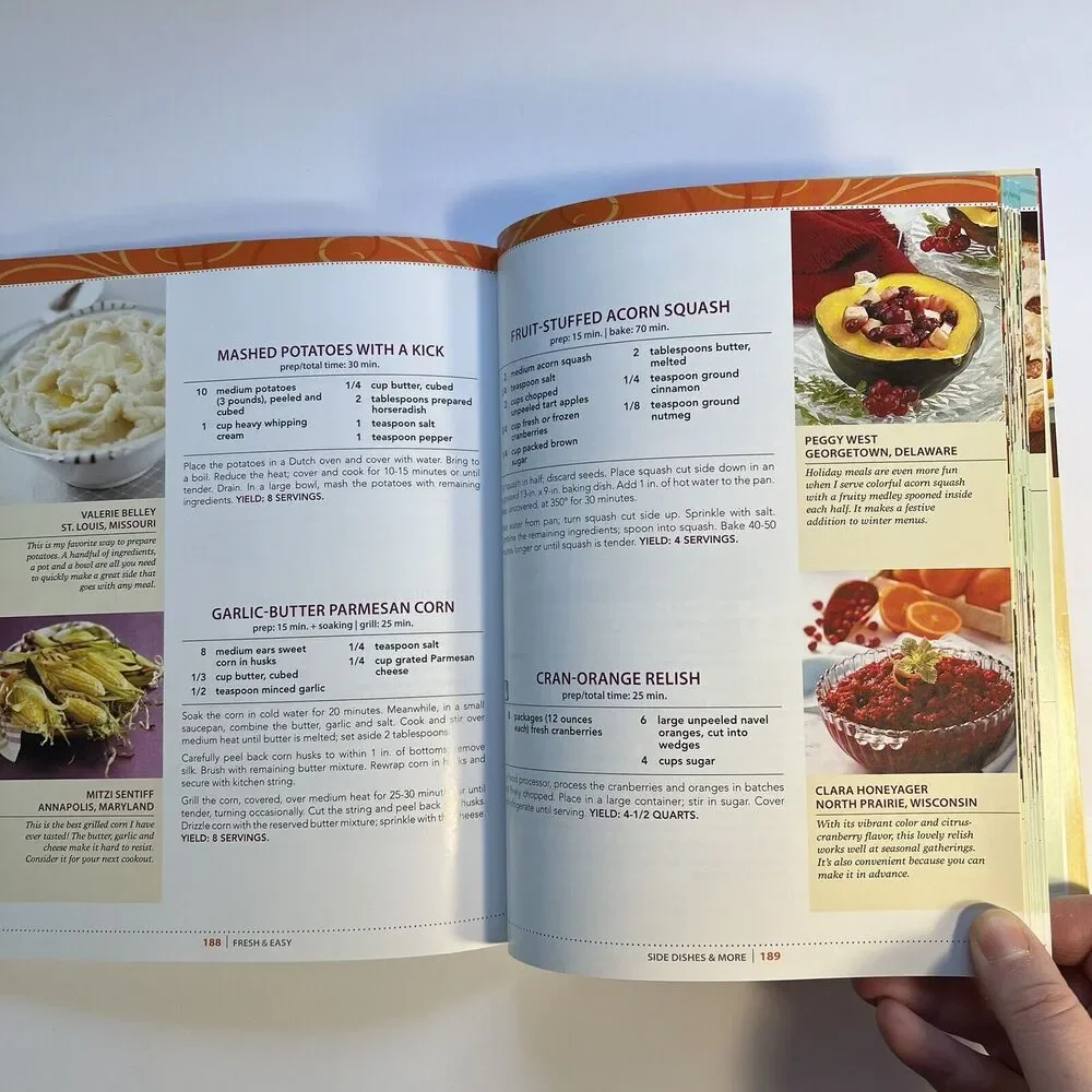 Taste of Home Fresh and Easy 390 Garden Fresh Recipes Cookbook Paperback